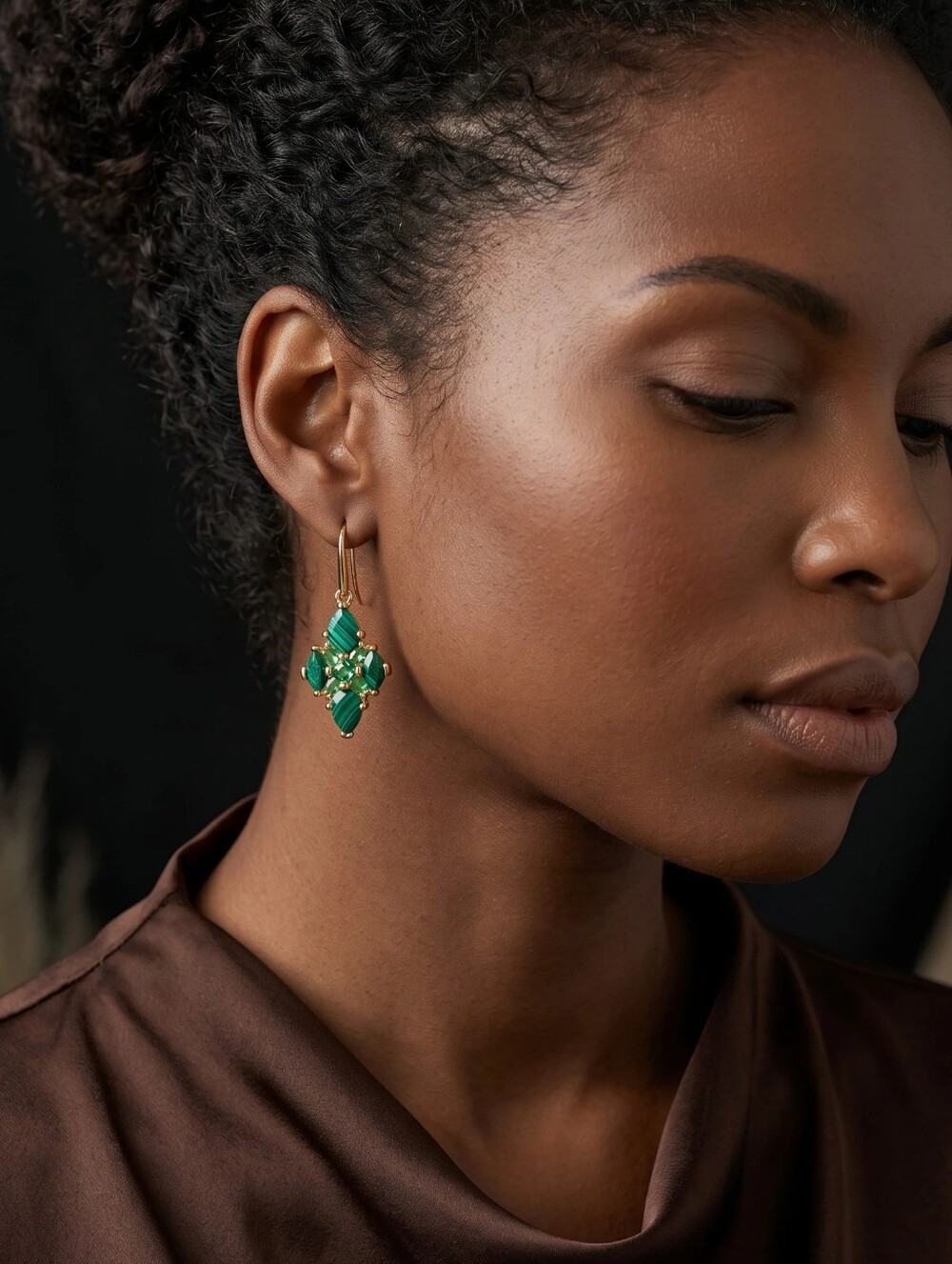 Kendra Scott Abbie Gold Crystal Drop Earrings